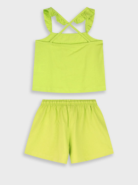 Kids Set with Shorts Summer 2 Pieces Avocado