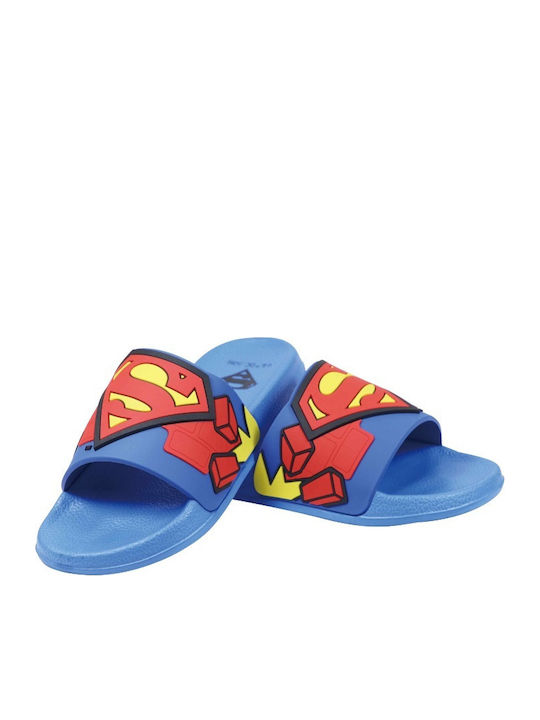 Παιδικές Σαγιονάρες Μπλε Superman