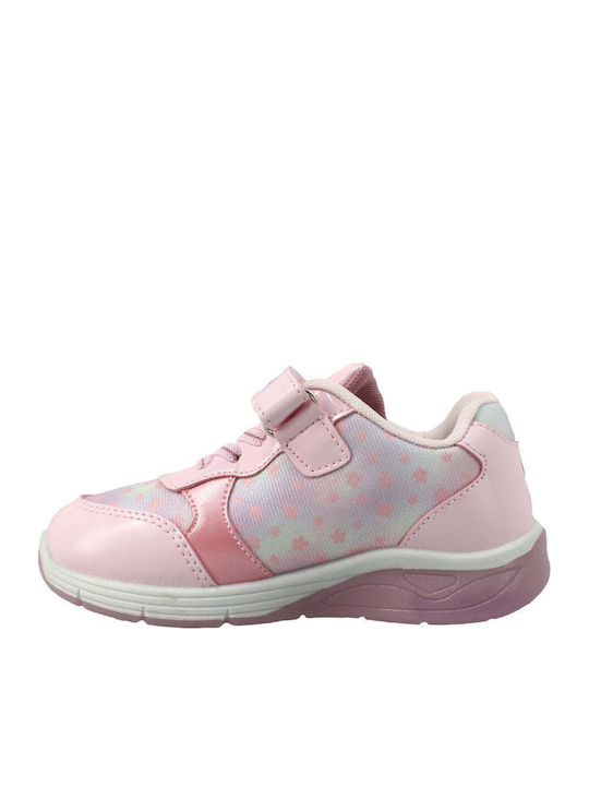 Kids Sneakers With Lights Pink