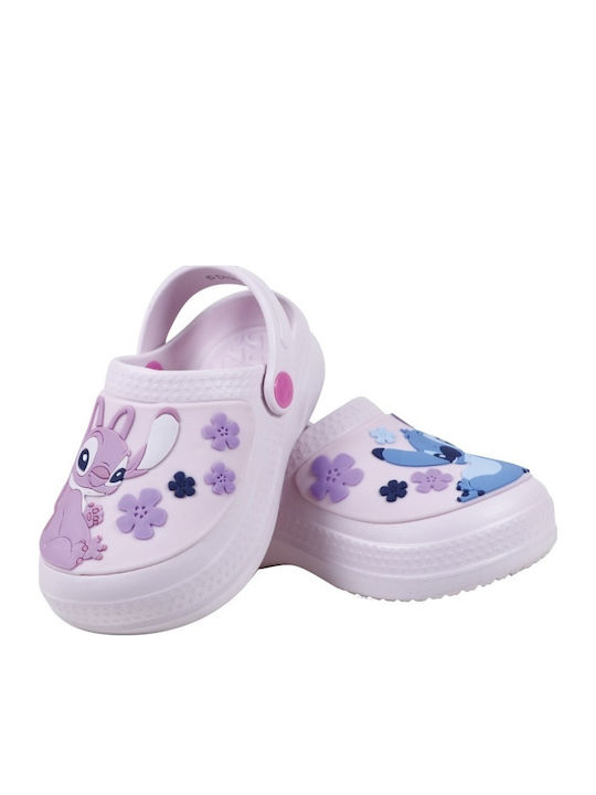 Stitch Детски Сабо За Аква Розови