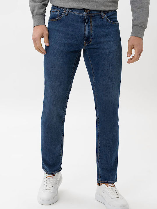 Brax Pantaloni De Blugi Pentru Bărbați Elastic Linie Straight Denimblue