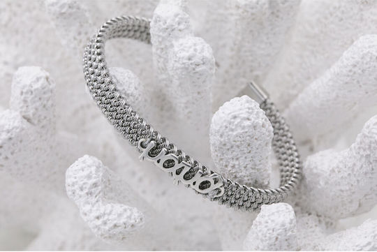 Kymi Christening Charm Silver Bracelet 2 Pieces MN316