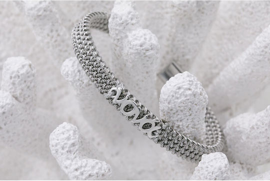 Kymi Christening Charm Silver Bracelet 2 Pieces MN316
