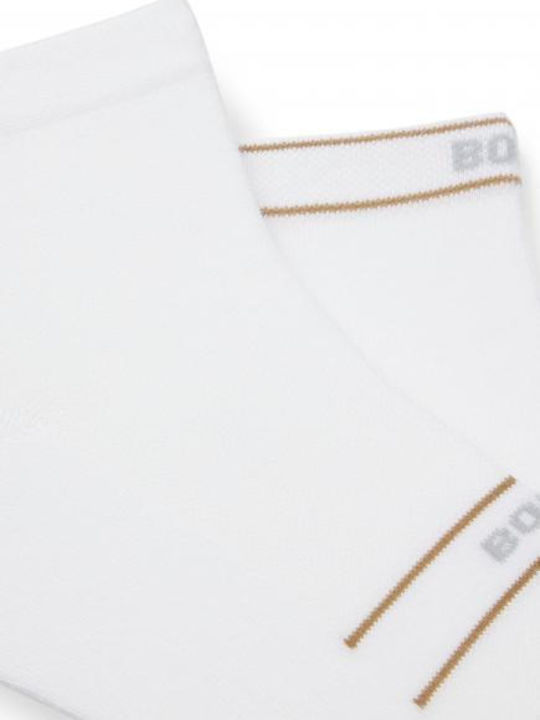 Boss Ανδρικές Κάλτσες White 2Pack