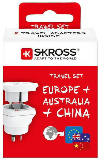 Skross Combo Αντάπτορας Πρίζας από Universal σε Κίνας