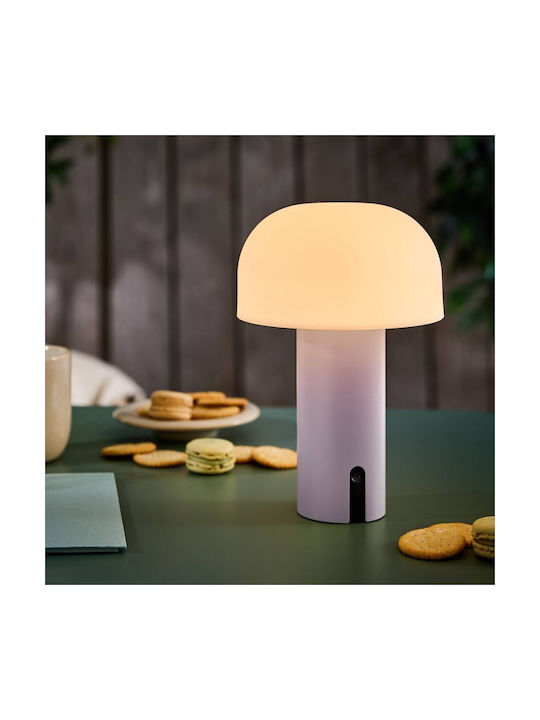 Butlers Dekoratives Tischlicht Mushroom LED Pilz 15x15cm