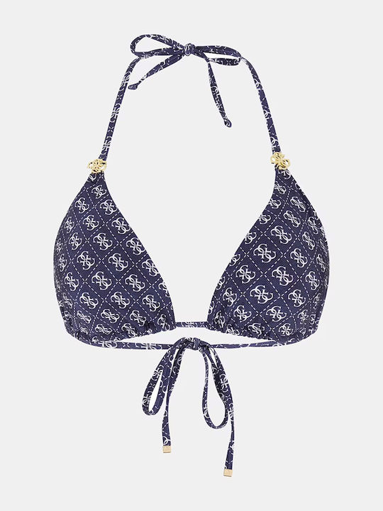Bikini Triangle With Padding Blue