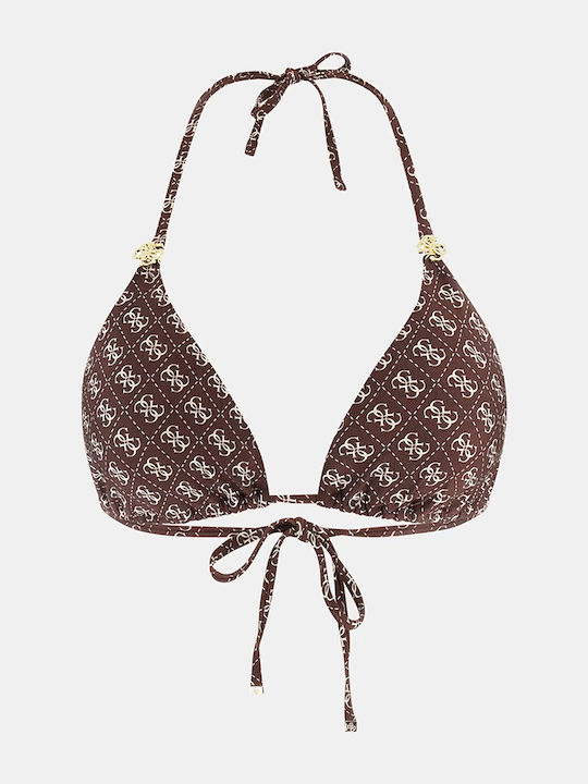 Bikini Τριγωνάκι με Ενίσχυση Brown