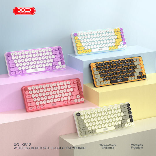 XO KB-12 Безжична Bluetooth Клавиатура Английска US Зелена