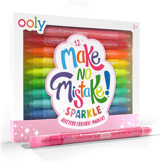 Ooly Ooly Zeichenstifte Waschbar mit Glitter Set 12 Farben