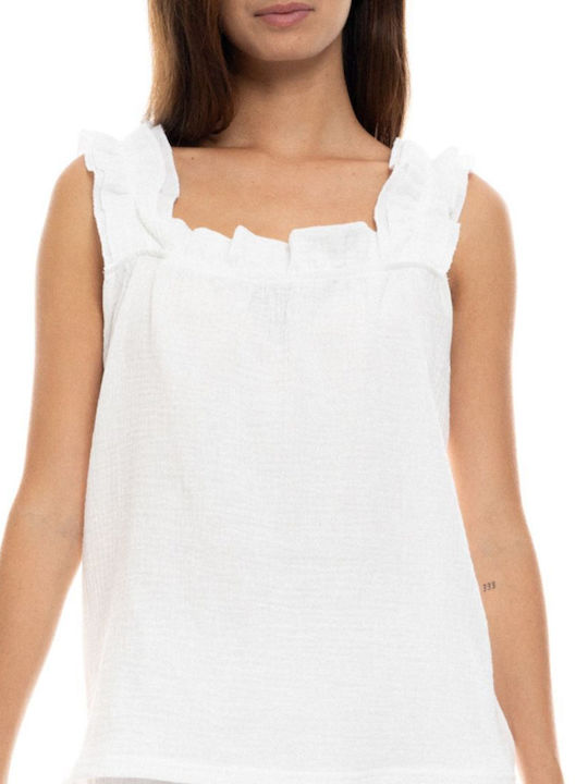 Pink Label Babydoll Alb de Vară