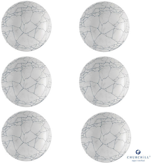 Churchill 1795 Round Porcelain Serving Bowls 6 Pieces