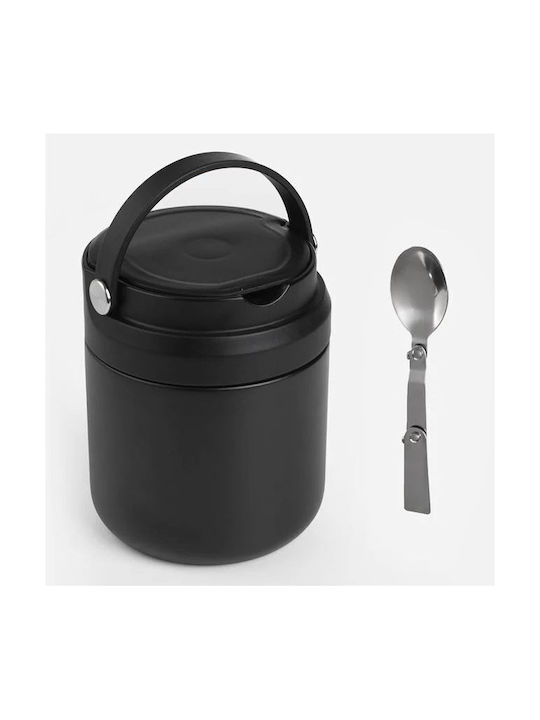 Lunch Box Inox Thermo Black 600ml