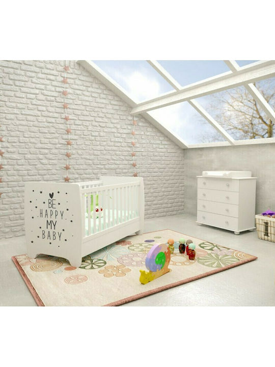 Asterias Bebe Crib Apollon White