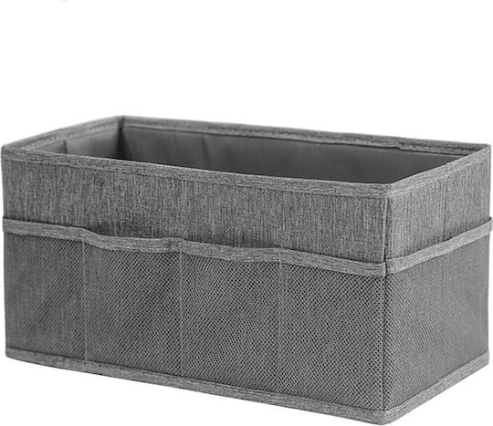 Alista Home Fabric Gray Storage Box 30x15x15cm