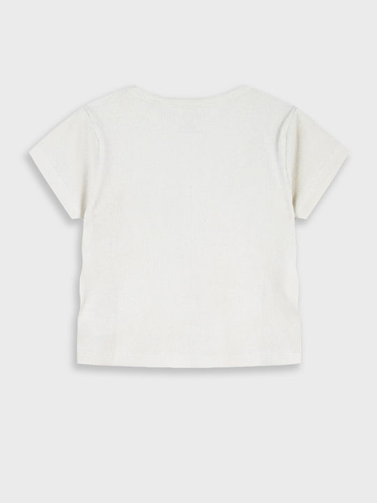 Kids Short-Sleeved Blouse Vanilla