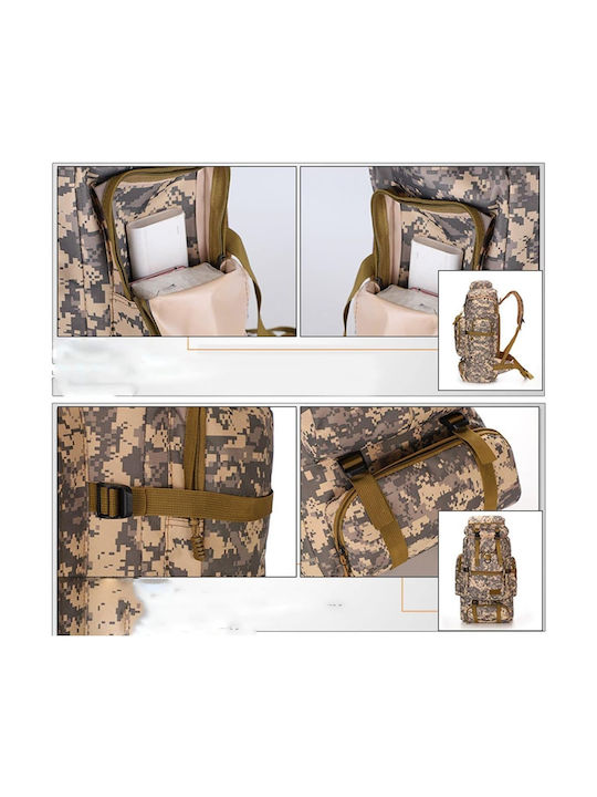 Mcan Mcan Bergsteigerrucksack 75lt Wasserdicht Braune Expedition