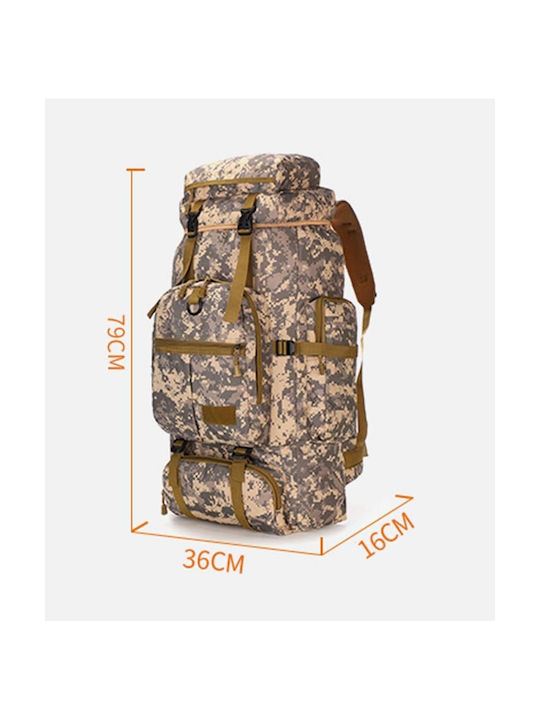 Mcan Mcan Bergsteigerrucksack 75lt Wasserdicht Braune Expedition