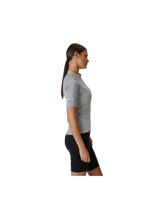 4F Women's Short Sleeve Cycling Jersey Gray