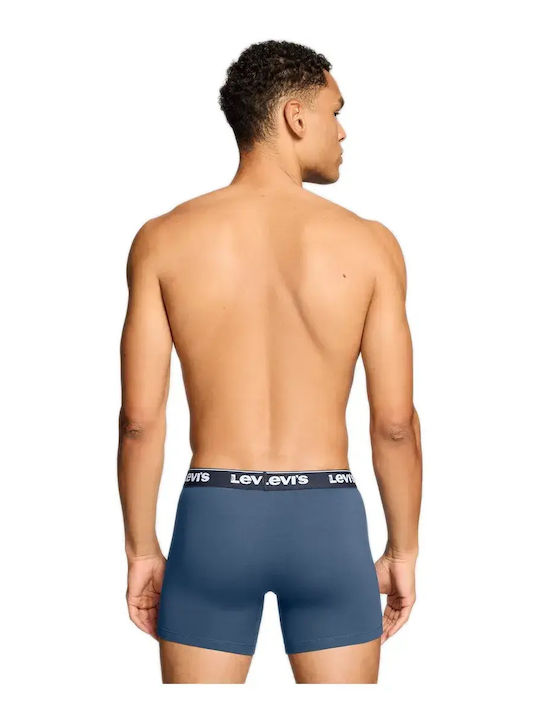 Boxeri Pentru Bărbați Albastru-Roșu 3Pack