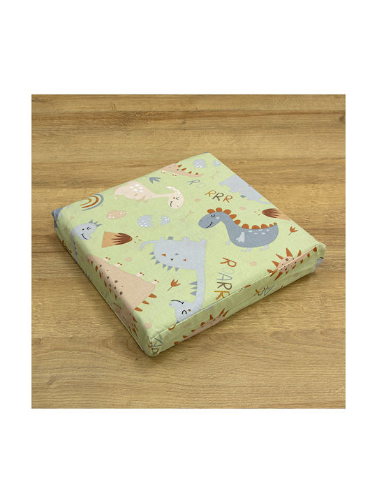 Lino Home Jurrasic Nap Set Kinderbettbezüge Einzel mit Kissenbezug Grün 160x240cm