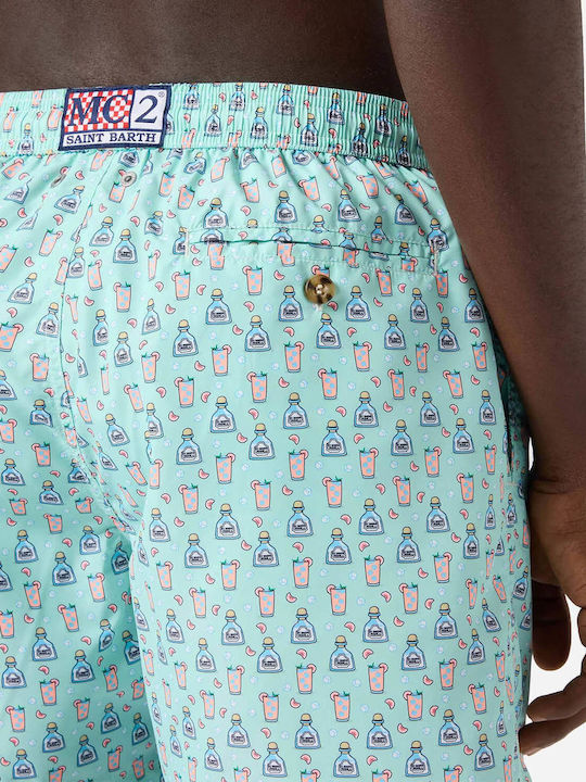 Men's Swimwear Shorts Menta with Prints