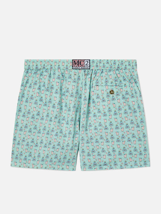 Men's Swimwear Shorts Menta with Prints
