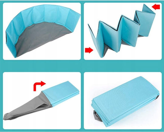 Children's Round Inflatable Swimming Pool 100x30cm Blue