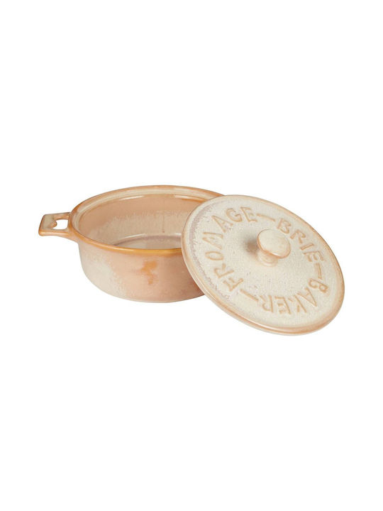 Butlers Round Heat-Resistant Ceramic Cookware with Lid 23cm