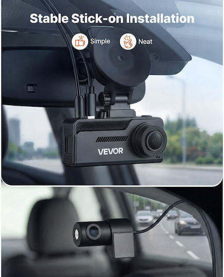 Vevor N04-TP Set Cameră DVR Auto 4K cu Ecran 3.2" GPS și Cameră Marsarier