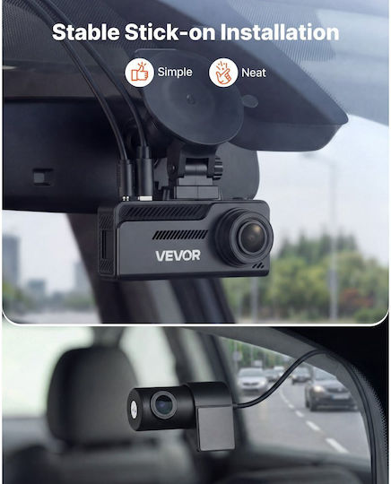 Vevor N04 Set Car DVR Camera 4K with 3.2" Screen GPS & Rear Camera