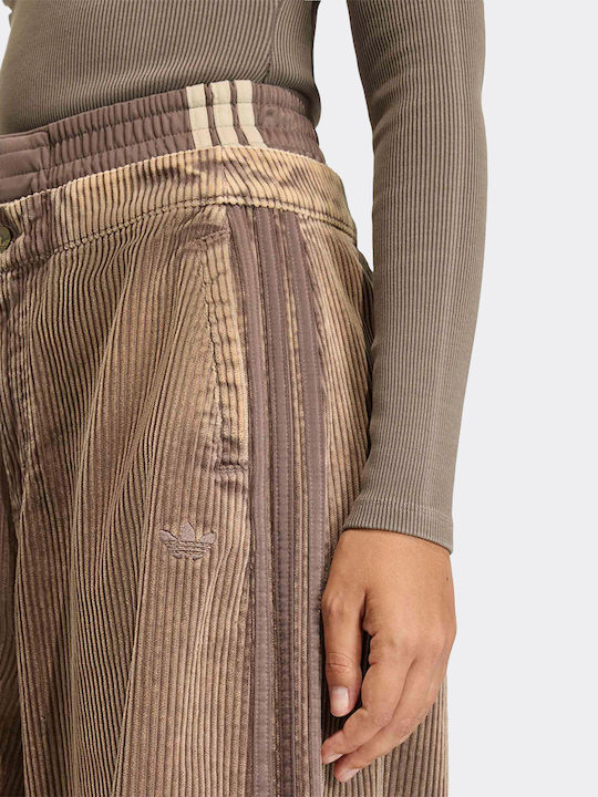 Damen Zeichenfolge Hose Braun