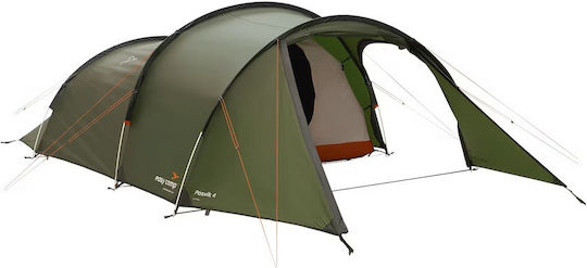 Easy Camp Σκηνή Camping Τούνελ Ορειβασίας Πράσινη με Διπλό Πανί 3 Εποχών για 4 Άτομα Αδιάβροχη 3000mm 405x235x120εκ.
