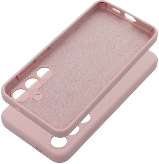 Forcell Umschlag Rückseite Silikon 2mm Rosa (Poco X7 Pro)