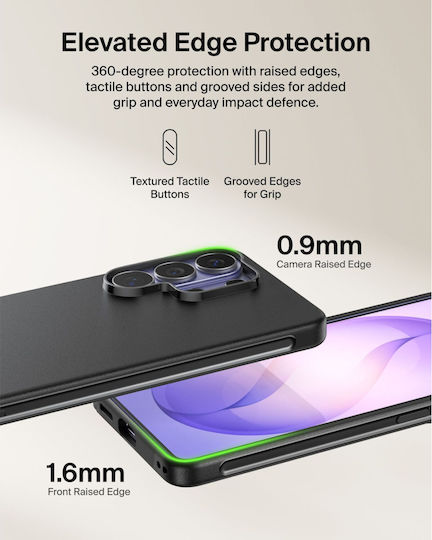 Belkin Sheerforce Back Cover Μαύρο (Galaxy S26 Ultra)