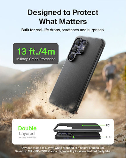 Belkin Sheerforce Back Cover Μαύρο (Galaxy S26 Ultra)