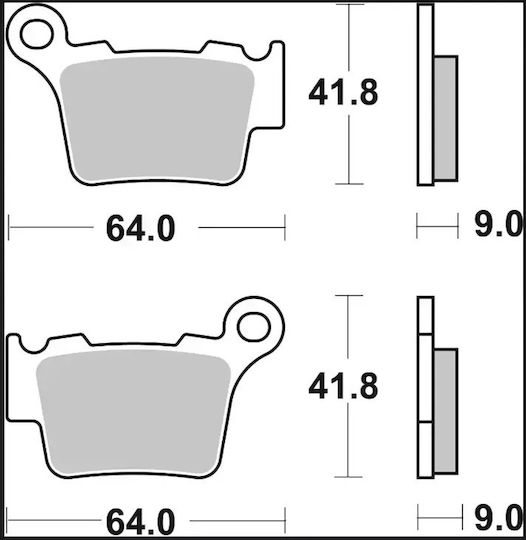 Brembo Τακάκια Μοτοσυκλέτας Εμπρός για Husqvarna TE / WR / SMR