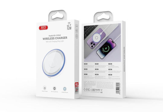 XO Magsafe Charger 15W White CX042