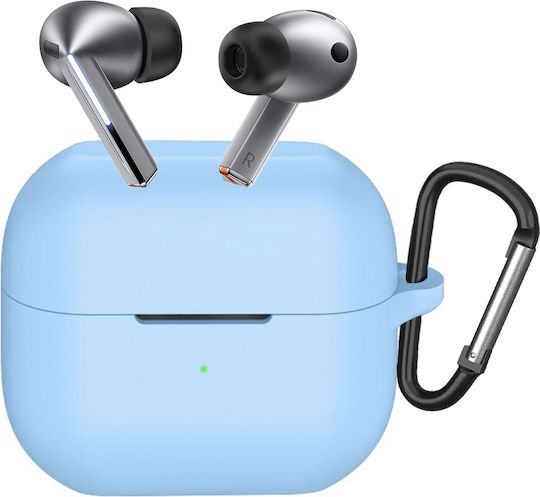Techsuit Hülle Silikon in Blau Farbe für Samsung Galaxy Buds 3 / 3 FE / 3 Pro