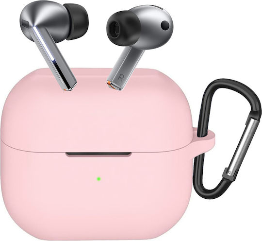 Techsuit Case Silicone in Pink color for Samsung Galaxy Buds 3 / 3 Pro
