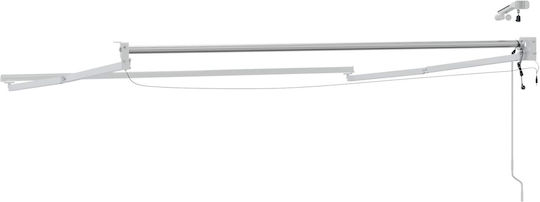 vidaXL Collapsible Aluminum Furniture Base White 350x250cm