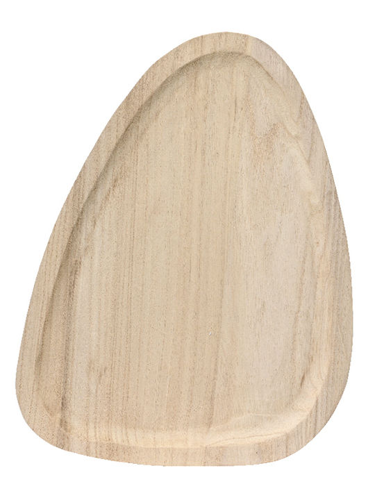 Kaemingk Дървен Сервиращ Диск 40x30x2.5см