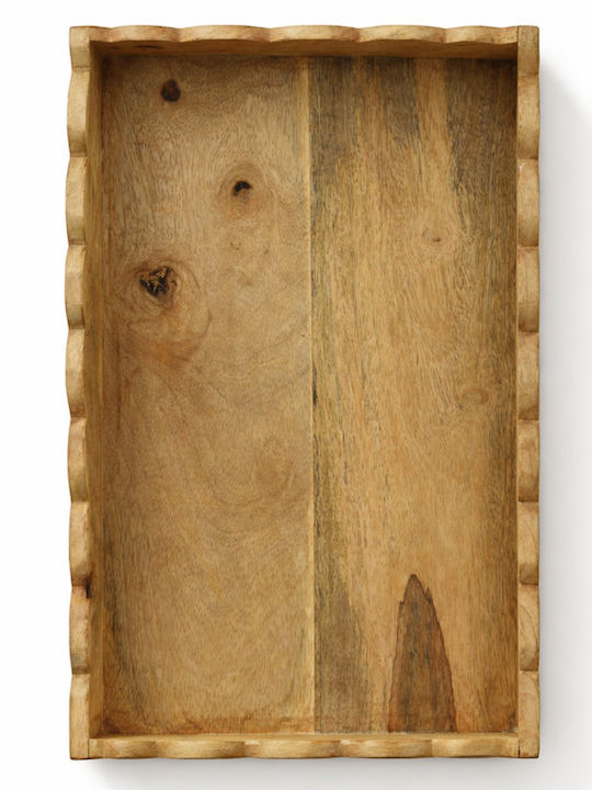 Kaemingk Ξύλινος Δίσκος Σερβιρίσματος 40.5x25x5.5cm