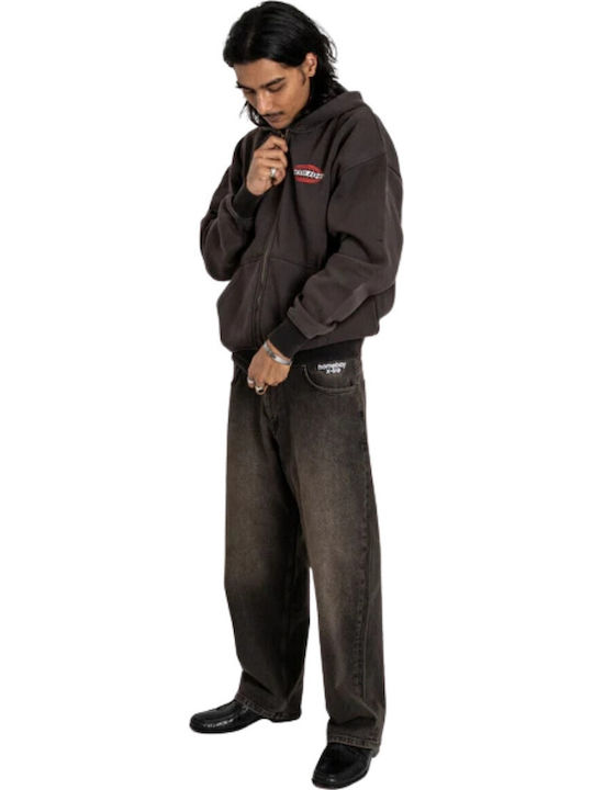 Herren Sweatshirt mit Kapuze Schwarz