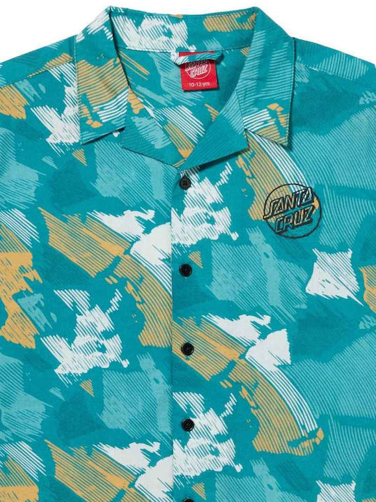 Tricou Pentru Copii Mâneca Scurtă Albastru