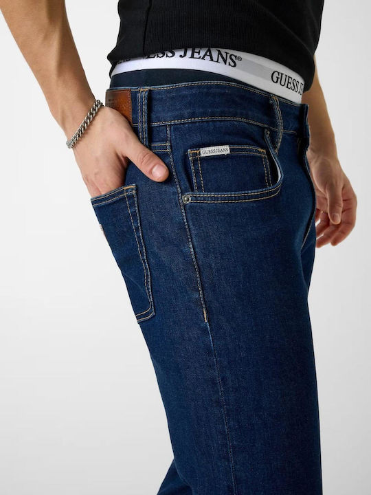 Guess Ανδρικό Παντελόνι Τζιν Skinny Fit Μπλέ Guess Ανδρικό Παντελόνι Τζιν Skinny Fit Μπλέ