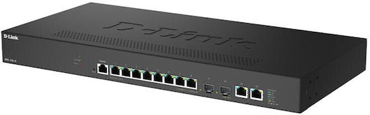 D-Link DMS-1250-10S Managed L2 Switch με 8 Θύρες Gigabit (10Gbps) Ethernet και 2 SFP Θύρες