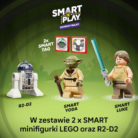LEGO Star Wars Coliba Lui Yoda și Antrenament Jedi pentru 8+ Ani 440 Bucăți