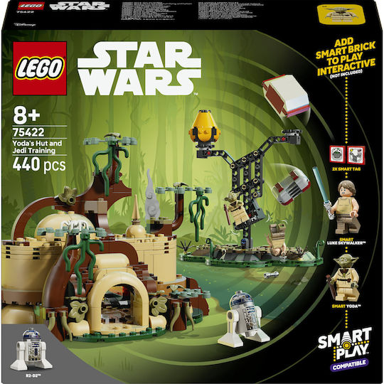LEGO Star Wars Coliba Lui Yoda și Antrenament Jedi pentru 8+ Ani 440 Bucăți