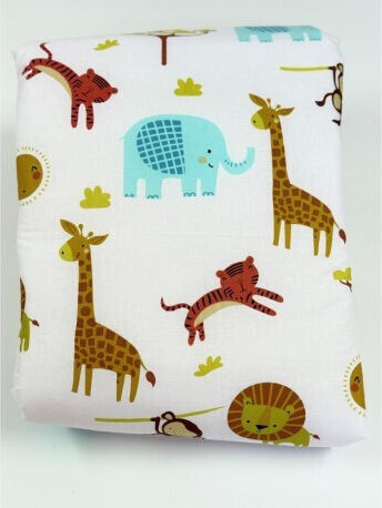 Nona Bebe Baby Bettlaken Weiß 75x120cm